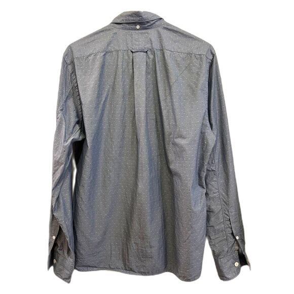 TODD SNYDER New York Blue Pattern Button Up Shirt Top  Mens Size Medium - Picture 6 of 10